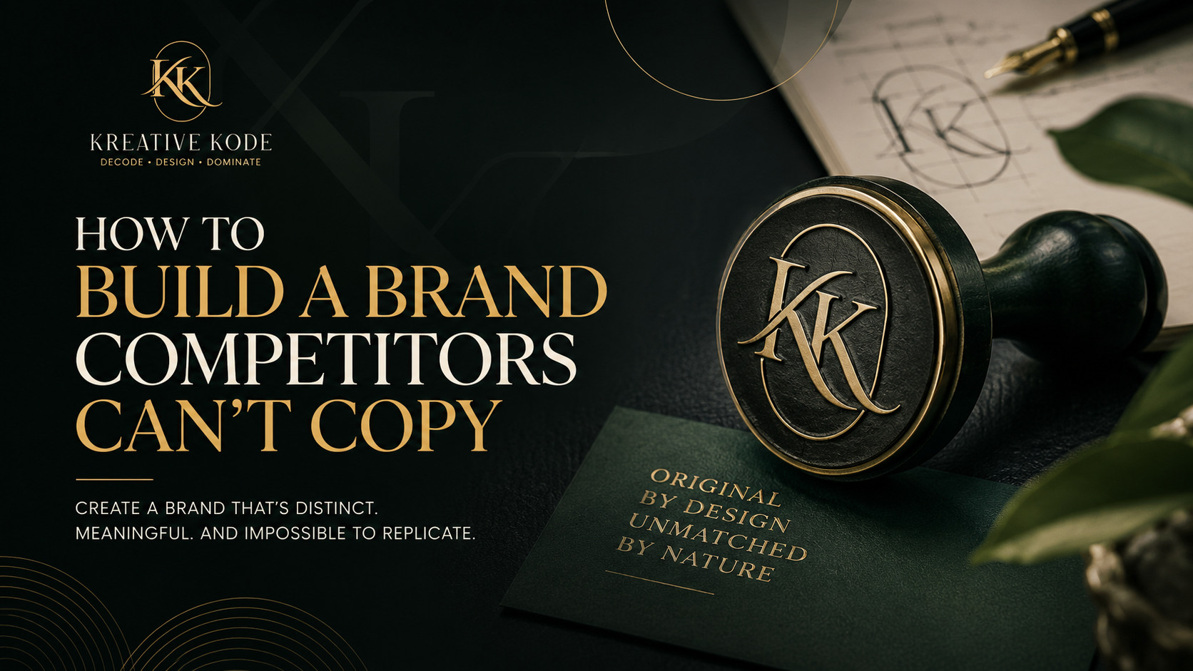 How to Build a Brand Competitors Can't Copy